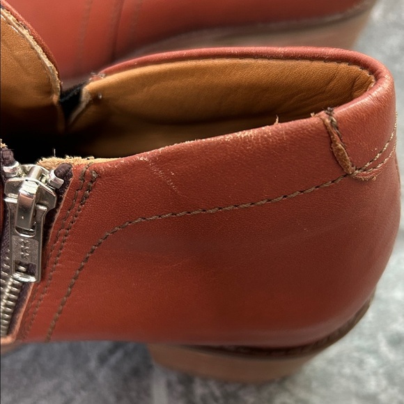 Xena Brown Leather Gravity Ankle Boots Workwear Steel Toe Size 8.5 - Picture 15 of 15